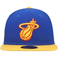 Casquette ajustée 59FIFTY Miami Heat pour homme avec écusson latéral bleu New Era