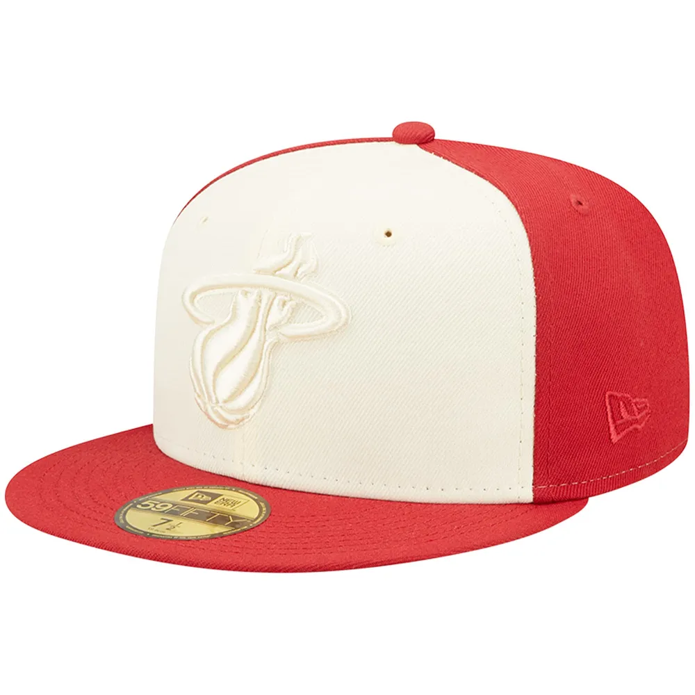 New Era Miami Heat White Edition 59Fifty Fitted Cap