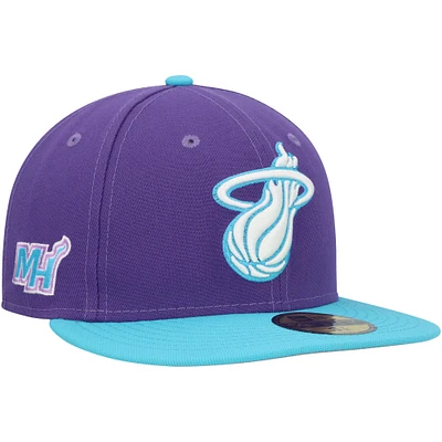 Casquette ajustée 59FIFTY Miami Heat Vice New Era pour homme