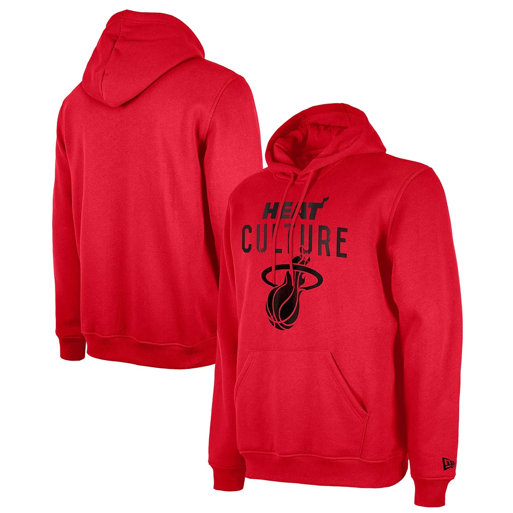 Men's New Era Miami Heat 2024/25 City Edition Pullover Hoodie