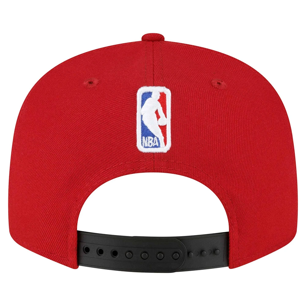 Casquette snapback Miami Heat Jersey Hook Statement Edition 9FIFTY rouge New Era pour homme