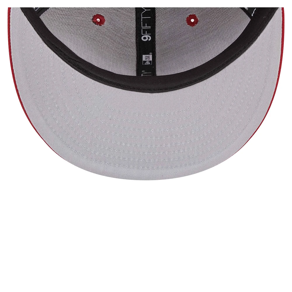 Casquette snapback Miami Heat Jersey Hook Statement Edition 9FIFTY rouge New Era pour homme