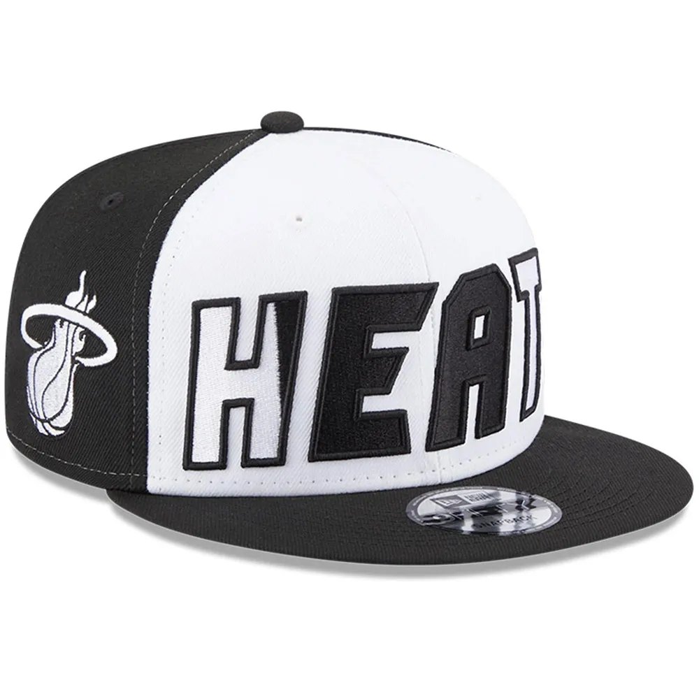 Men's New Era Cream/Black Miami Heat 2022 NBA Draft 9FIFTY Snapback  Adjustable Hat