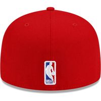 Men's New Era x Just Don Red Miami Heat 59FIFTY Fitted Hat