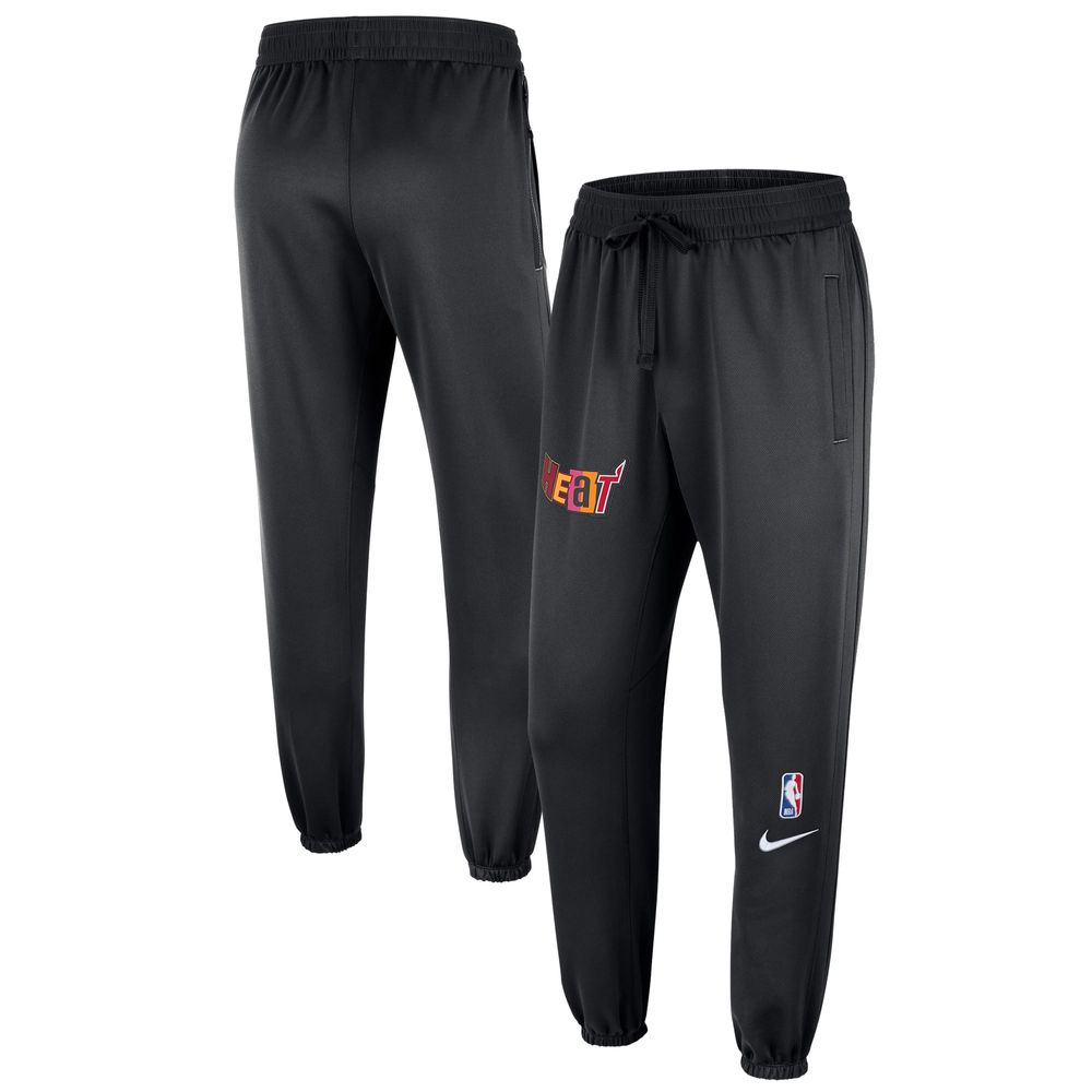 Men's Nike Black Miami Heat 2022/23 City Edition Showtime ThermaFlex Sweatpants