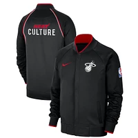 Veste à fermeture éclair intégrale Nike Miami Heat 2023/24 City Edition Authentic Showtime Performance Raglan pour homme