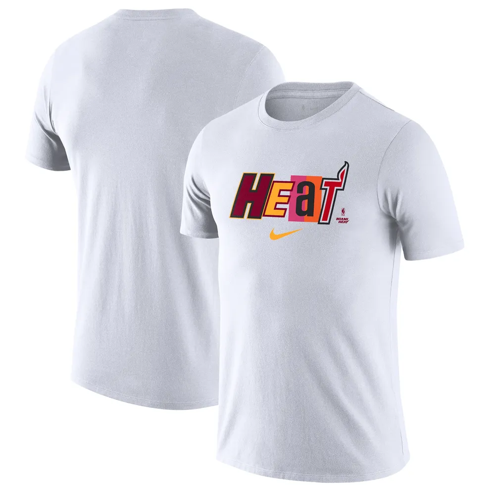 agitación vecino nuez Lids Miami Heat Nike 2021/22 City Edition Essential Wordmark Collage  T-Shirt - White | Vancouver Mall