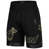 Men's Pro Standard Black Miami Heat Shorts