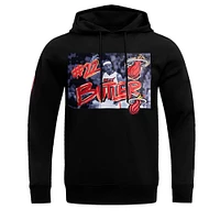 Men's Pro Standard Jimmy Butler Black Miami Heat Player Yearbook Pullover Hoodie