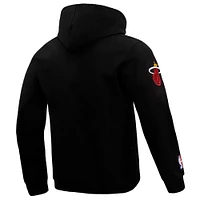 Men's Pro Standard Jimmy Butler Black Miami Heat Player Yearbook Pullover Hoodie