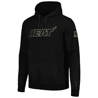 Men's Pro Standard Miami Heat Black & Gold Pullover Hoodie