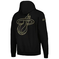 Men's Pro Standard Miami Heat Black & Gold Pullover Hoodie