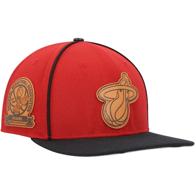 Lids Miami Heat Pro Standard Mashup Logos Snapback Hat - Black
