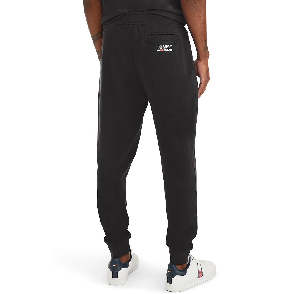 Men's Tommy Jeans Black Miami Heat Carl Bi-Blend Fleece Jogger Pants