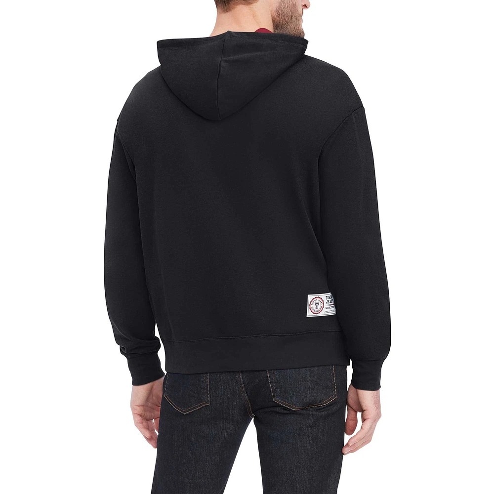 Sweat à capuche Tommy Jeans Miami Heat Greyson noir pour hommes