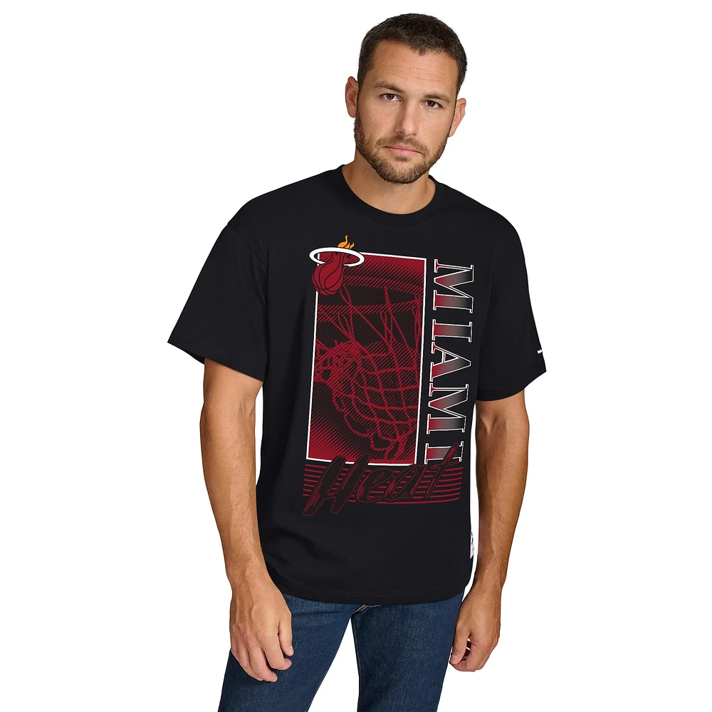 Men's Tommy Jeans Black Miami Heat Noah Swish T-Shirt