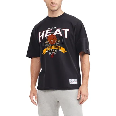 Miami Heat Tommy Jeans Tim Backboard T-Shirt - Black