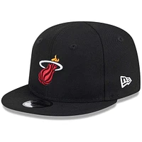 Newborn & Infant New Era Black Miami Heat My First 9FIFTY Adjustable Hat