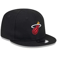 Newborn & Infant New Era Black Miami Heat My First 9FIFTY Adjustable Hat