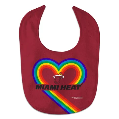 Miami Heat WinCraft Newborn & Infant Rainbow Baby Bib