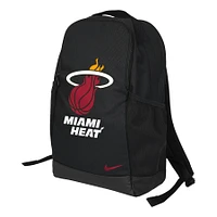 Nike Black Miami Heat Brasilia Backpack