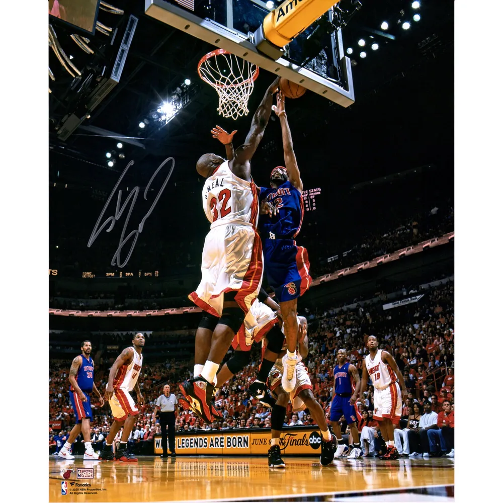 Shaquille O'neal Miami Heat 2005-06 Authentic Signed Mitchell