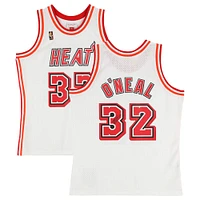 Shaquille O'Neal Miami Heat Autographed Mitchell & Ness 2007-08 White Swingman Jersey