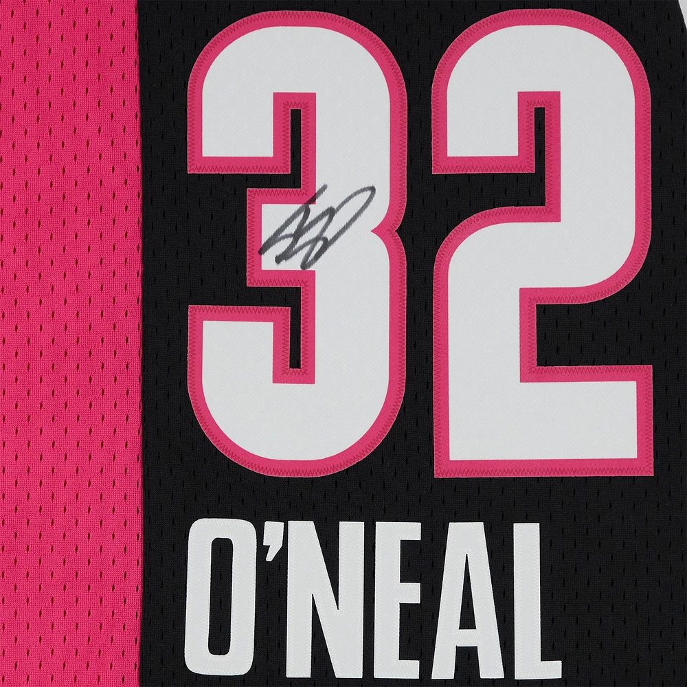 Shaquille O'Neal Miami Heat Autographed Mitchell & Ness Alternate 2005-06 Swingman Jersey