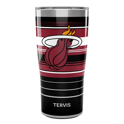 Tervis Miami Heat 20oz. Gobelet en acier inoxydable à rayures Hype