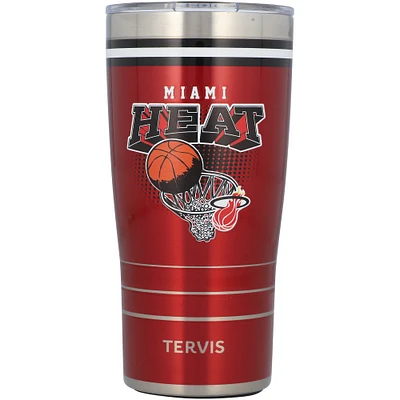 Tervis Miami Heat 20oz. Gobelet vintage en acier inoxydable