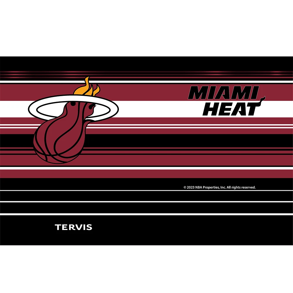 Tervis Miami Heat 30oz. Gobelet à rayures Hype