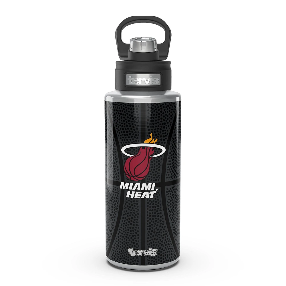 Tervis Miami Heat 32oz. Bouteille d'eau à large goulot en acier inoxydable