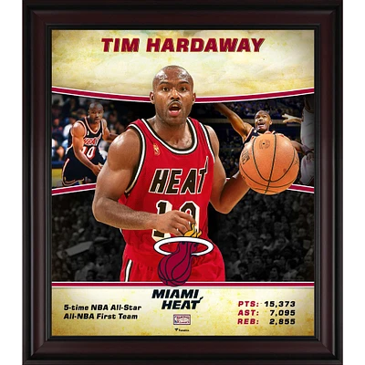 Tim Hardaway Miami Heat Framed 15" x 17" Hardwood Classics Player Collage
