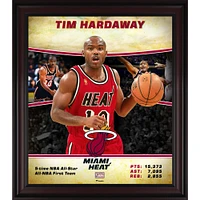Tim Hardaway Miami Heat Framed 15" x 17" Hardwood Classics Player Collage