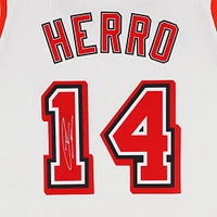 Tyler Herro Miami Heat Autographed White Nike 2022-23 Classic Swingman Jersey