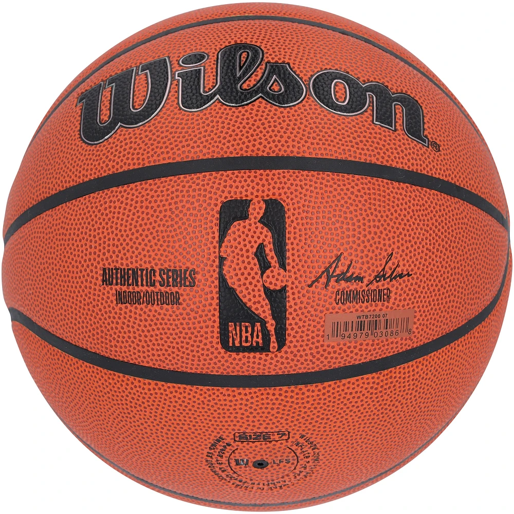 Tyler Herro Miami Heat Autographed Wilson Authentic Series Indoor/Outdoor Basketball