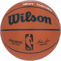 Tyler Herro Miami Heat Autographed Wilson NBA Official Game Basketball with "Heat Culture" Inscription - Limited Edition of 10