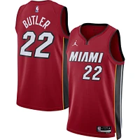 Unisexe Jordan Brand Jimmy Butler Maillot Miami Heat Swingman Rouge - Statement Edition