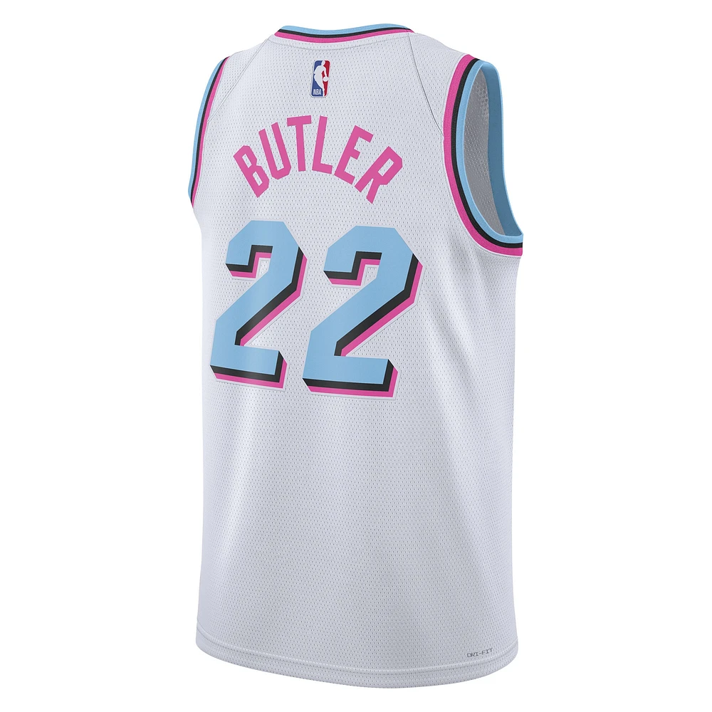 Maillot de joueur Nike Jimmy Butler blanc Miami Heat 2024/25 Swingman - Édition City