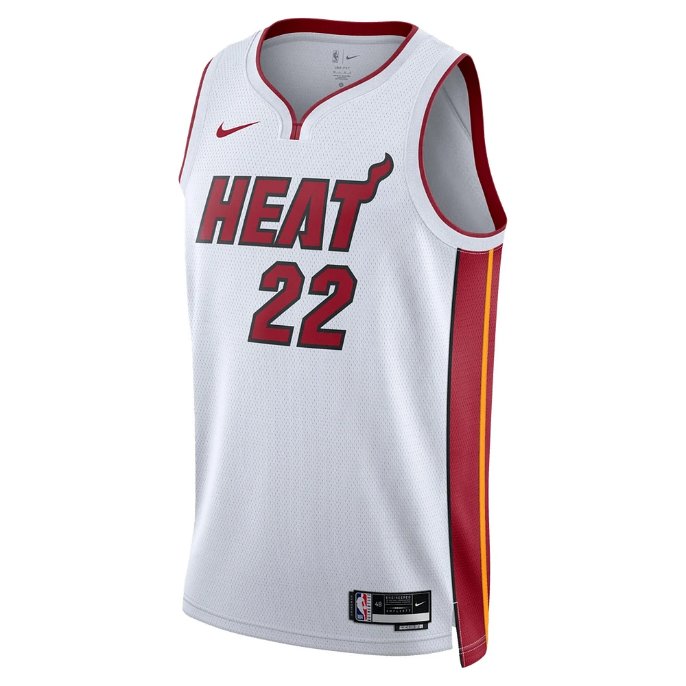 Maillot Miami Heat Swingman Unisexe Nike Jimmy Butler Blanc - Édition Association