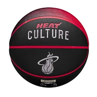 Ballon de basket-ball de collection Wilson Miami Heat 2023/24 City Edition