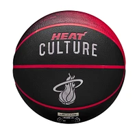 Ballon de basket-ball de collection Wilson Miami Heat 2023/24 City Edition