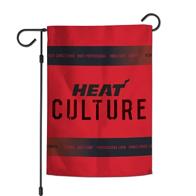 WinCraft  Miami Heat 2024/25 City Edition 12" x 18" Two-Sided Garden Flag