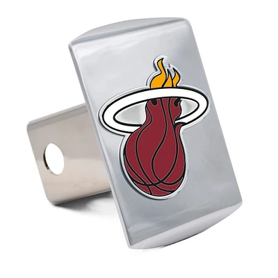 WinCraft Miami Heat Premium Metal Hitch Cover