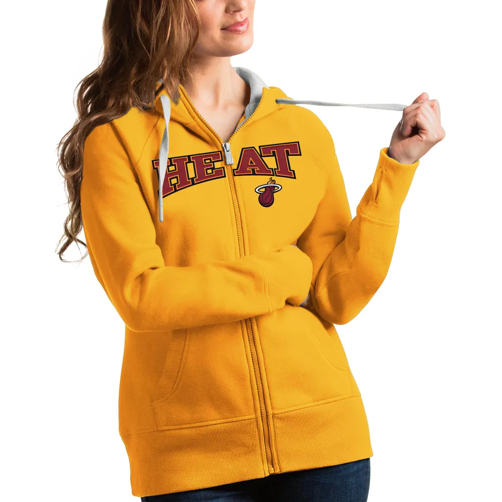 Women's Antigua White Dallas Cowboys Team Victory Full-Zip Hoodie