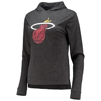 Women's Concepts Sport Black Miami Heat Hoodie & Pants Sleep Set