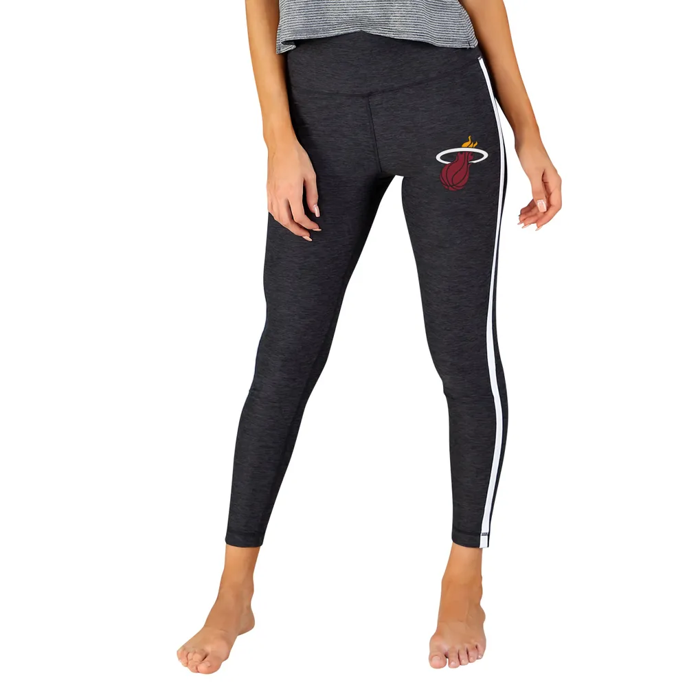 Lids Miami Heat Concepts Sport Women's Centerline Knit Leggings - Charcoal