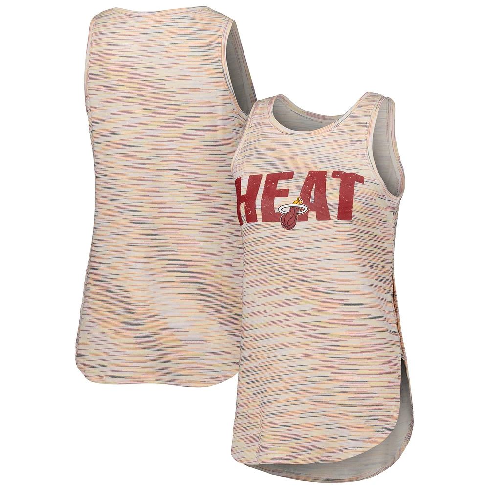 Débardeur Femme Concepts Sport Miami Heat Sunray Blanc