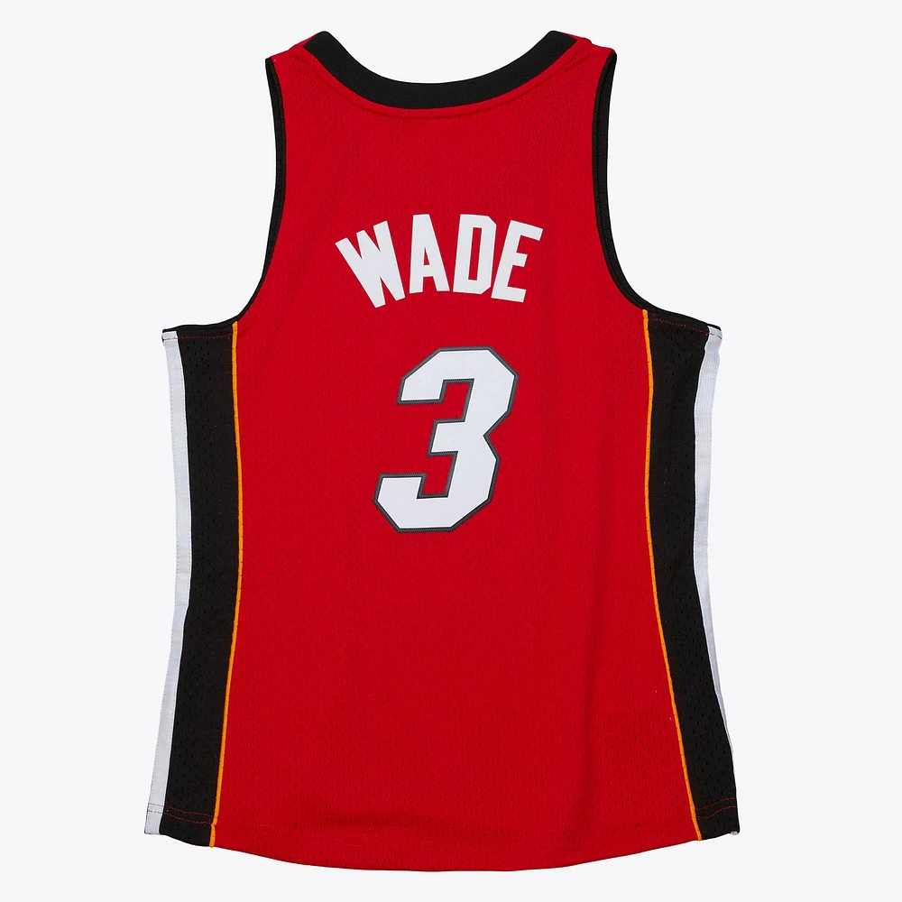 Women's Dwyane Wade Red Miami Heat 2005/06 Hardwood Classics Swingman Jersey