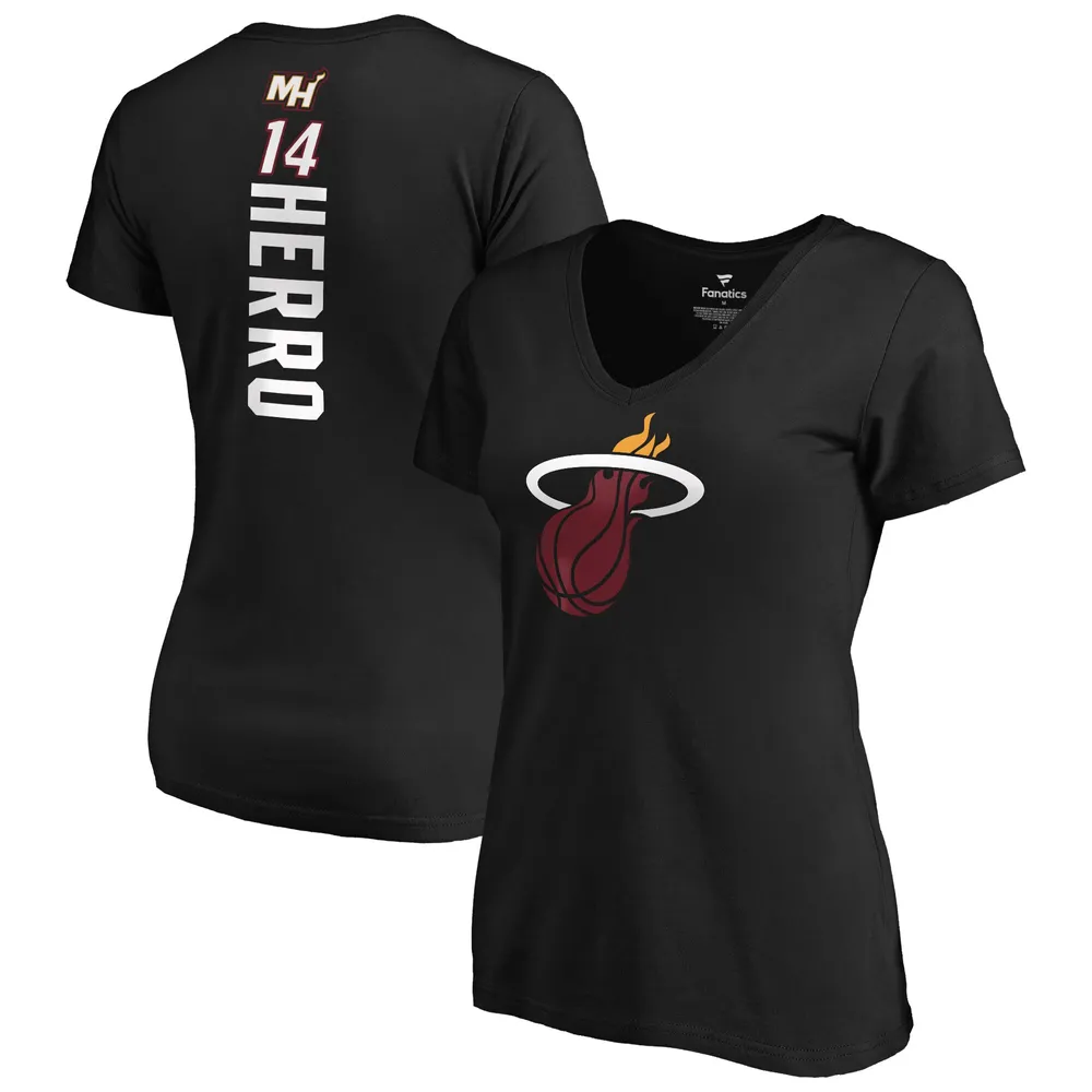 Jimmy Butler Miami Heat Fanatics Branded Women's Raglan 3/4-Sleeve T-Shirt  - Cream